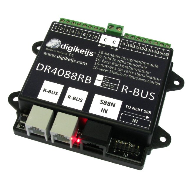 DR4088RB-CS 16-channel R-BUS feedback module