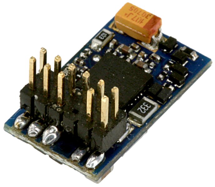 ESU 53616 LokPilot Standard DCC, PluX12 interface, 4 amplified outputs