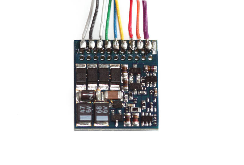 ESU 54620 LokPilot Fx V4.0, functional decoder MM/DCC/SX, 8-pin plug NEM652