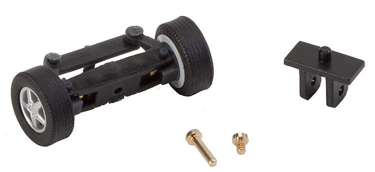 Faller 163004 Front axle, completely assembled for passenger cars (with wheels).