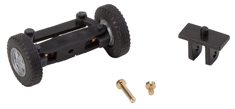Faller 163007 Front axle, completely assembled for Ford Transit (with wheels).