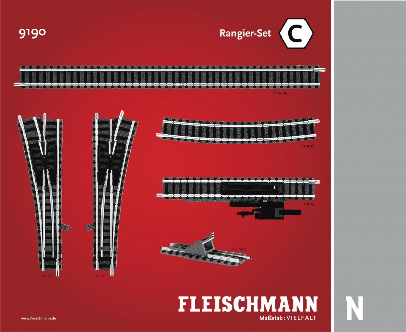 Fleischmann 9190 Track Pack C