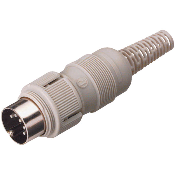 Hirschmann 930 688-517 MAS 7100 7-Pin Male DIN Plug, Cable Mount  Report an error