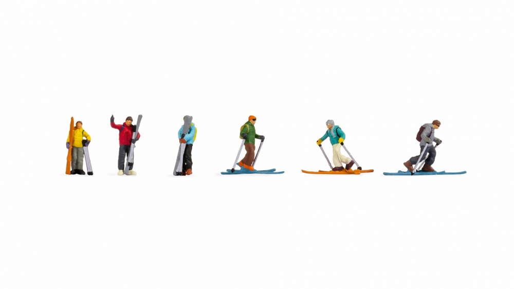 Noch 15828 Skiers (Gauge H0), 6 Figures