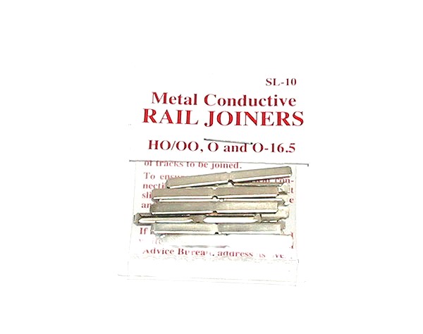 Peco Products SL-10 Metal rail joiners/fishplates code 100 rails