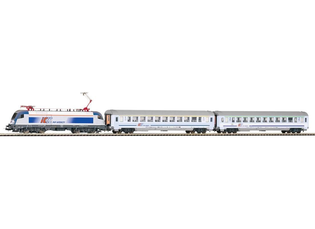 PIKO 59002 SmartControl light Set Passenger train E-loc Taurus with 2 passenger cars PKP