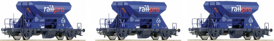Roco 67156 Railpro Fccpps Ballast Hopper Set (3) VI