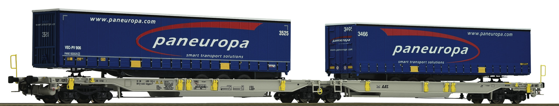 Roco 67395 Kombiverkehr Paneuropa Double Container Wagon V