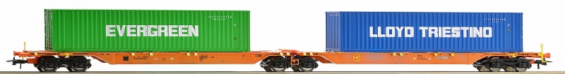 Roco 67432 Wacosa Container Wagon Set (2) VI