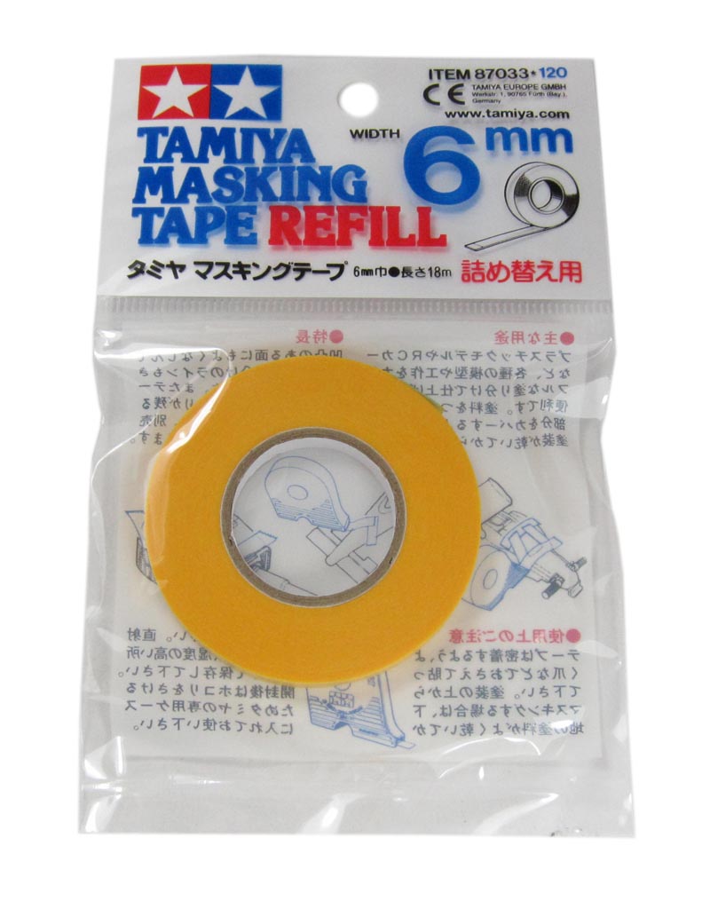 TAMIYA 87033 MASKING TAPE REFILL 6MM