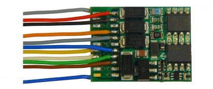 Zimo MX634F As MX634 with wired 6 pin NEM 651 plug