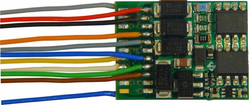 Zimo MX634R wired 8 pin NEM 652 plug