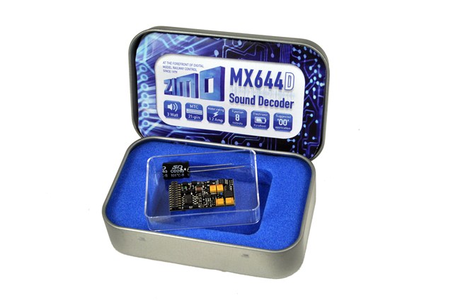 Maxi Sound decoder; 3W audio; 1.2A; 8 FO; 21-pin