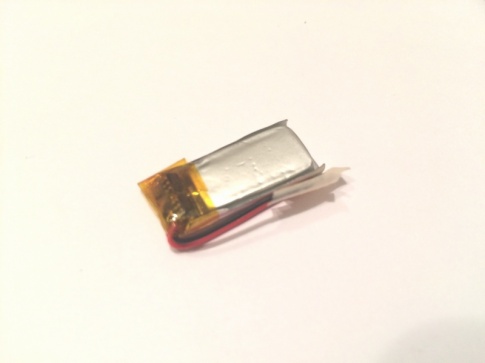 LiPo battery 80mA 3,7V 10x25x4 mm