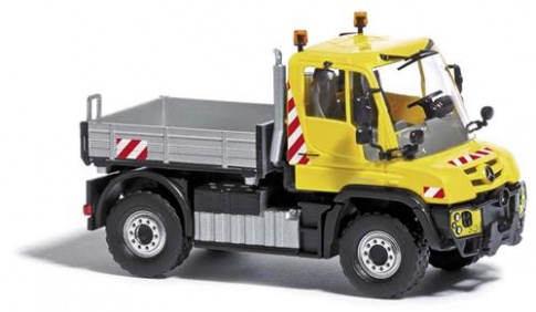 Busch 50918 MB Unimog U430 MERCEDES UNIMOG YELLOW