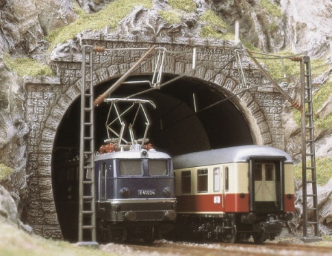 N Double Tunnel Portals twin pack