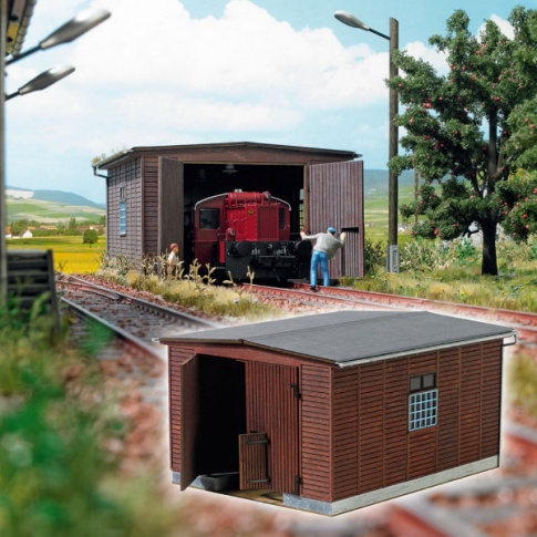 O Locomotive Shed kit