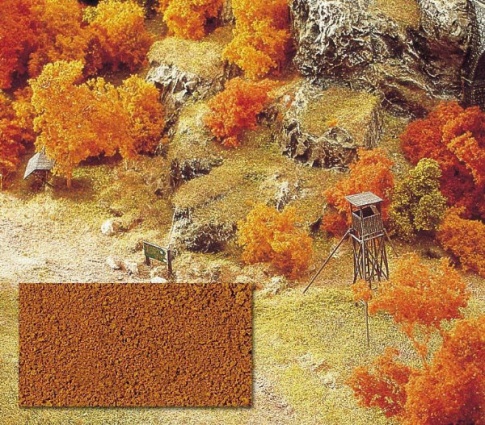 Orange Brown Flock
