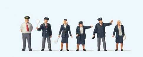 Preiser 73005 British Rail Staff (6) British OO Scale Figure Set