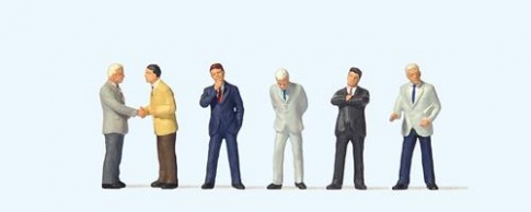 Preiser 73006 High Quality OO Scale - Businessmen (6)