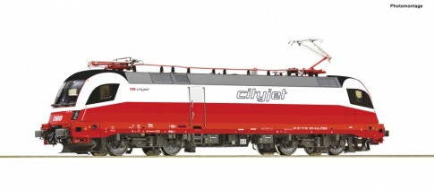 Roco 7510024 OBB Cityjet Rh1116 Electric Locomotive VI (DCC-Sound)