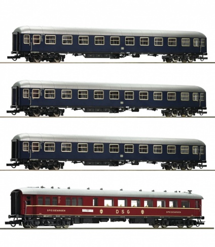Roco 64194 DB F-Train 23 Schwabenpfeil Coach Set (4) III