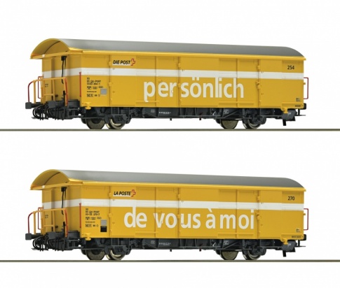Roco 67183 SBB Z2 Postal Wagon Set (2) V