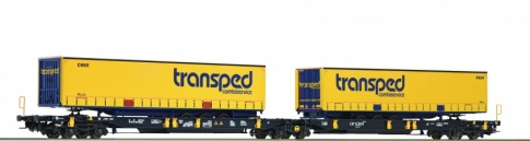 Roco 67409 Transped Double Container Wagon VI