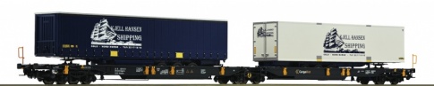 Roco 67411 NSB Kjell Hansen Double Pocket Wagon VI