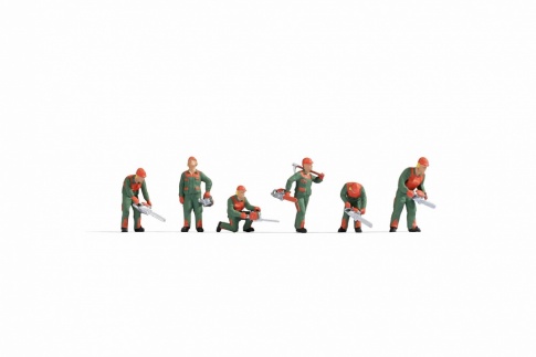 Noch HO 12843 Tree felling with chainsaw sound effects - M & K Model