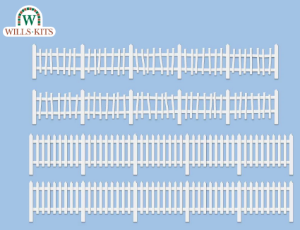 Wills Kits SS45 Rustic and Picket Fencing
