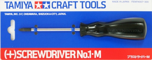 TAMIYA TOOLS (+) SCREWDRIVER NO.1 M