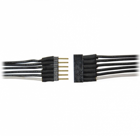 6-Pin Micro Connector (Black and White Wires)