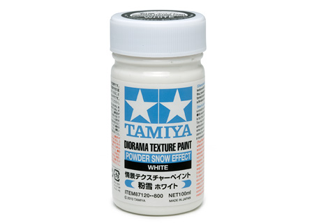 Tamiya 87120 POWDER SNOW WHITE Texture Paint 100ml