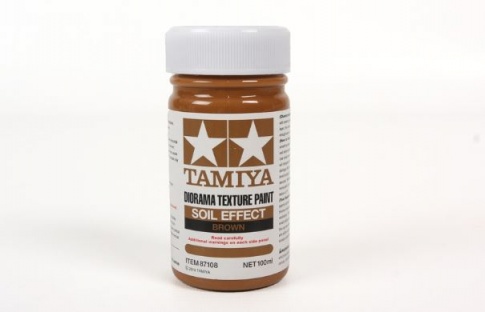 Tamiya 87108 SOIL BROWN Texture Paint 100ml