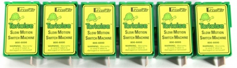 Tortoise 800-6006 6-Pack point motors