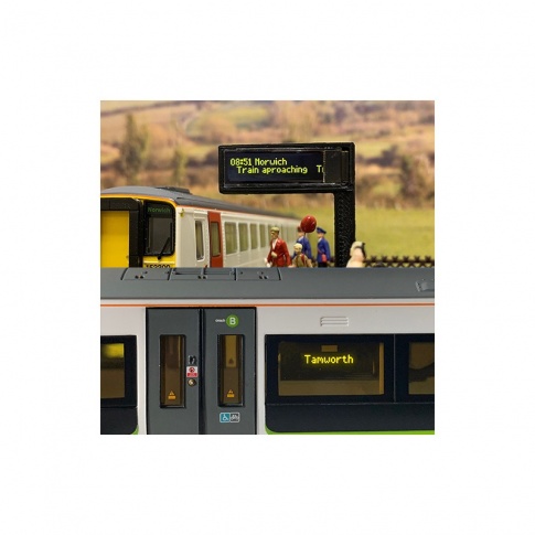 Train Tech SD2 - Smart Screen Animated Miniature displays for OO/HO (Twin Pack)