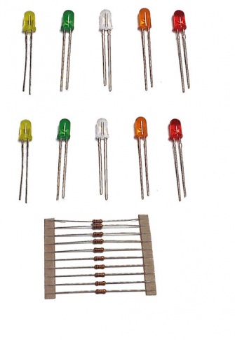 Train Tech LED2 LED Pack 5mm Assorted (10)