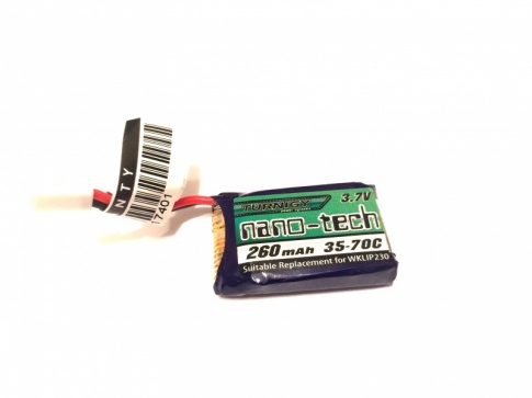 Turnigy nano-tech 260mAh 1S 35-70C Lipo Pack