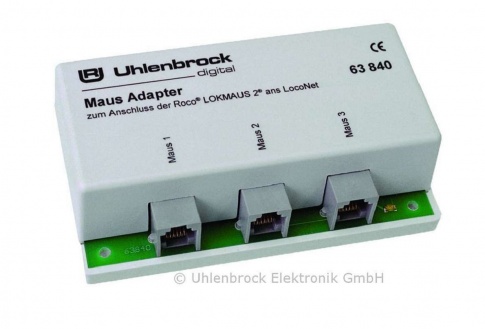 Uhlenbrock 63840 Mouse Adapter (LocoNet Adapter)