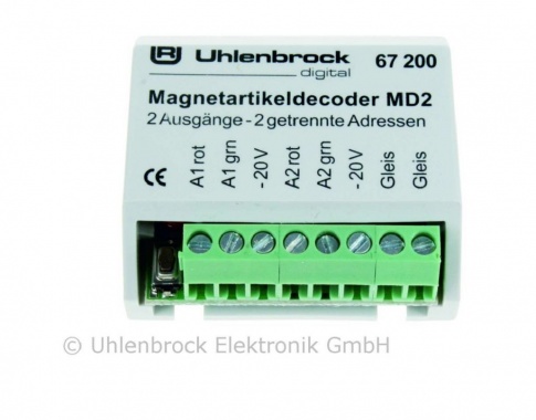 Uhlenbrock 67200 MD2 turnout decoder