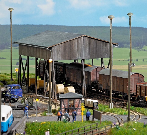 Unloading station wooden kit