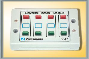 Viessmann 5547 Universal Push Button Panel For Use With 5210 5221 & 5223