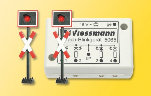 Viessmann 5801 2 Lev.Cross.Warn.Lights Blinker