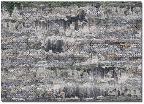 Weathered Stone Wall Decor Sheets
