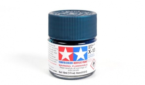 Tamiya MINI X-13 METALLIC BLUE Acrylic Paint 10ml