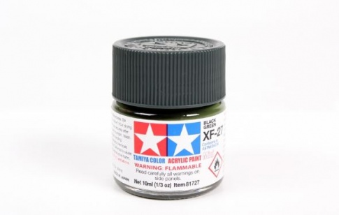 Tamiya MINI XF-27 BLACK GREEN Acrylic Paint 10ml