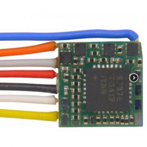 Zimo MX616 wires only, 6 function decoder